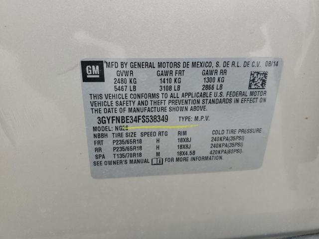 2015 CADILLAC SRX LUXURY - 3GYFNBE34FS538349