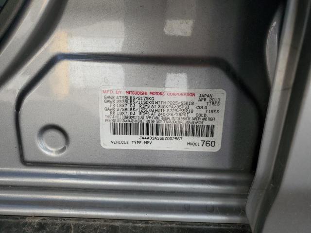 2014 Mitsubishi Outlander Se VIN: JA4AD3A35EZ002567 Lot: 50594544