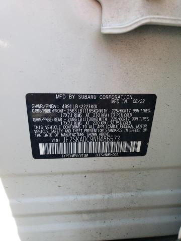 2022 Subaru Forester Premium VIN: JF2SKADC9NH486573 Lot: 50318484