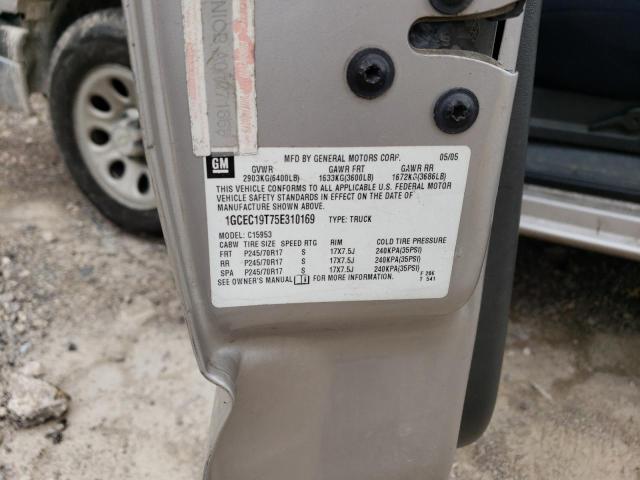 1GCEC19T75E310169 2005 Chevrolet Silverado C1500