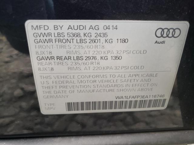 VIN WA1LFAFP3EA116746 2014 Audi Q5, Premium Plus no.14