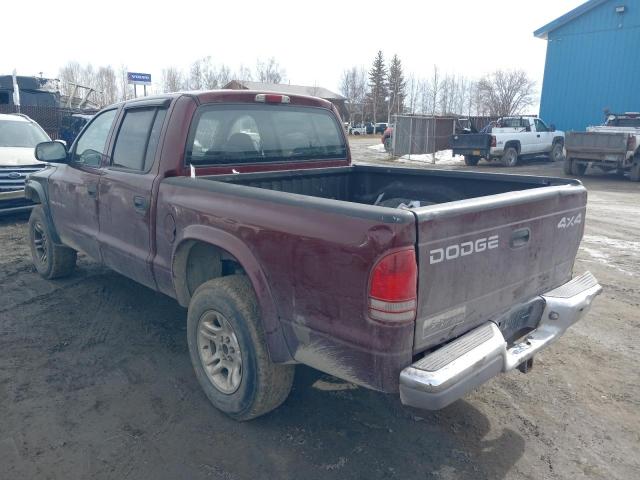 2002 Dodge Dakota Quad Slt VIN: 1B7HG48N02S570092 Lot: 50739364