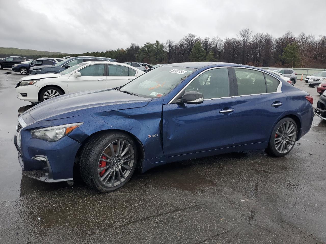 JN1FV7AR7KM801296 2019 Infiniti Q50 Red Sport 400