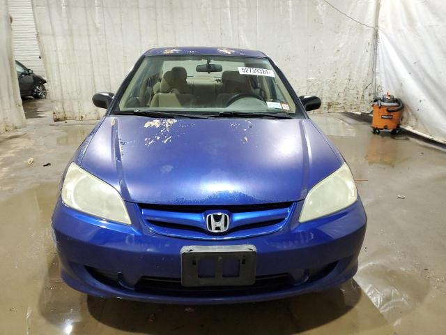 2004 Honda Civic Dx Vp VIN: 2HGES163X4H580867 Lot: 52739324