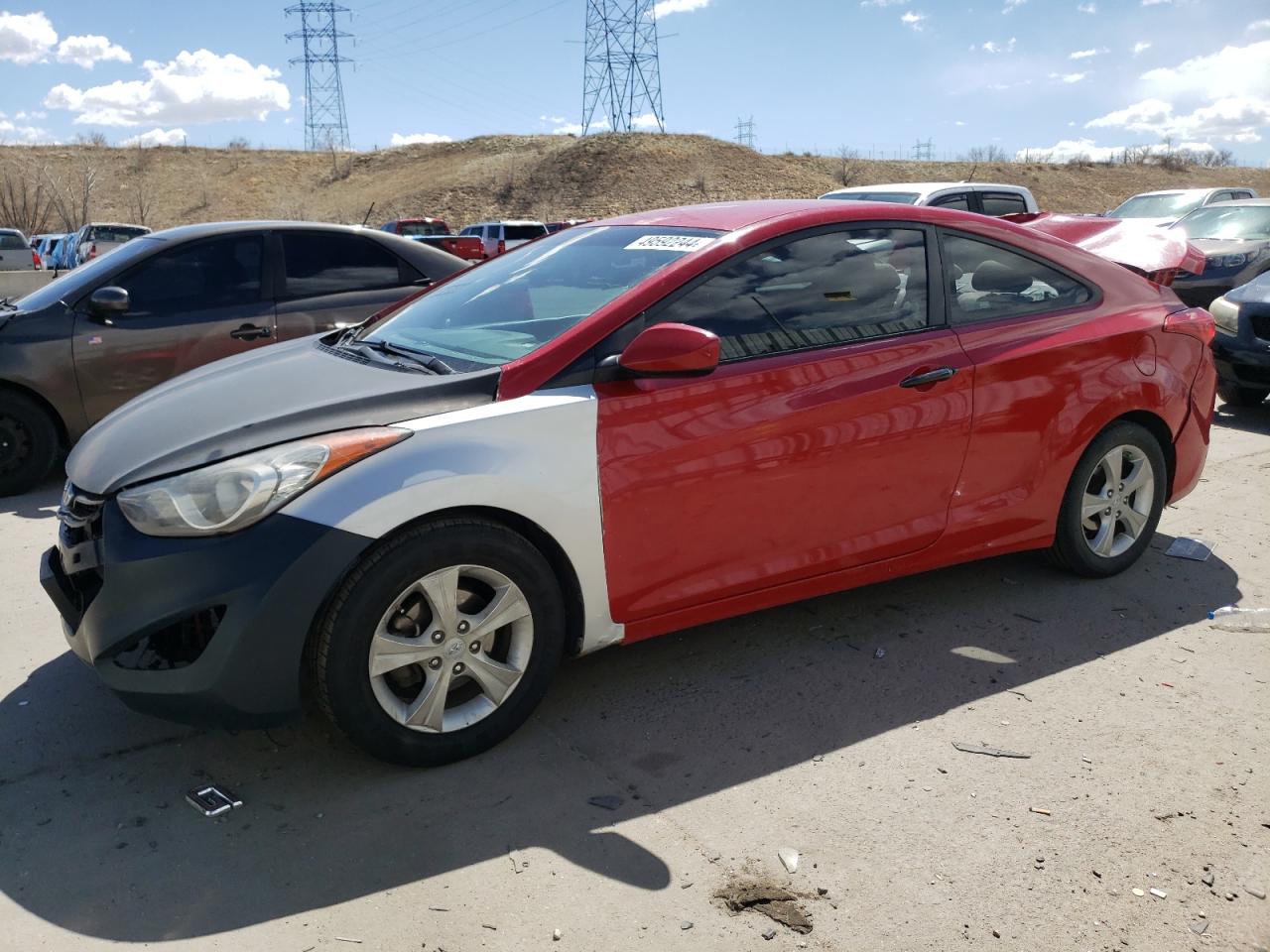 KMHDH6AEXDU015008 2013 Hyundai Elantra Coupe Gs