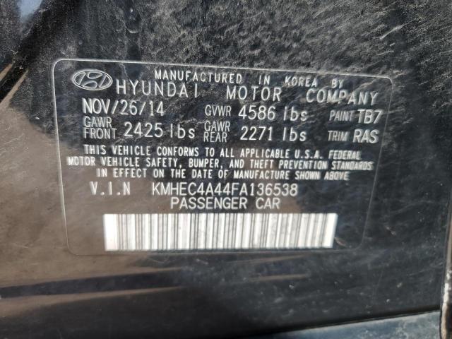 2015 Hyundai Sonata Hybrid VIN: KMHEC4A44FA136538 Lot: 51596844