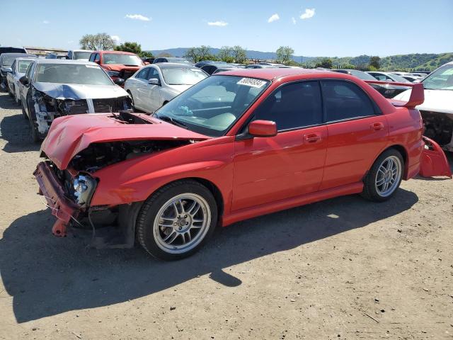 Lot #2510398340 2004 SUBARU IMPREZA WR salvage car