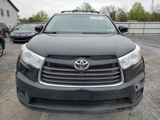 VIN 5TDZARFH6ES007402 2014 Toyota Highlander, LE no.5