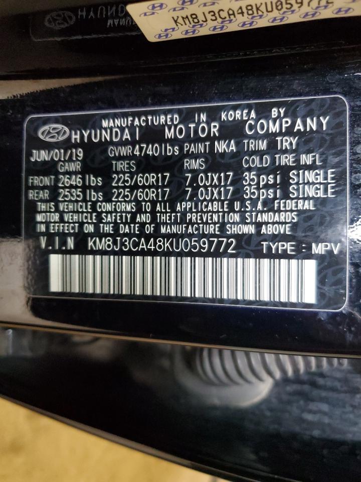 KM8J3CA48KU059772 2019 Hyundai Tucson Limited