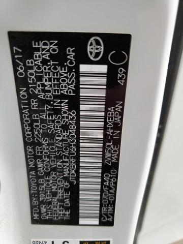 2017 Toyota Prius VIN: JTDKBRFU6H3048436 Lot: 50977654