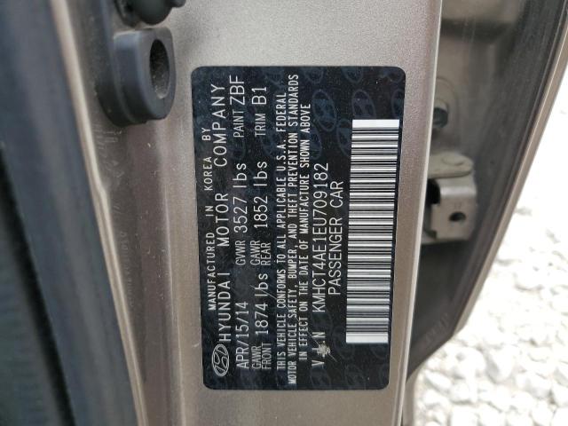 2014 Hyundai Accent Gls VIN: KMHCT4AE1EU709182 Lot: 51771994