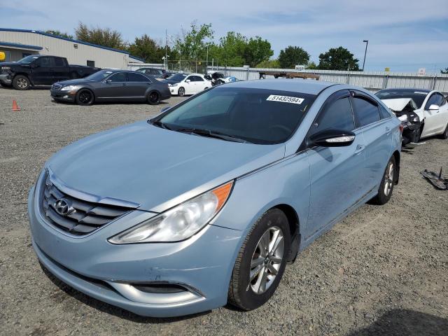 Lot #2473541247 2012 HYUNDAI SONATA GLS salvage car