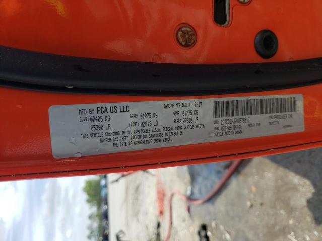 2017 DODGE CHALLENGER - 2C3CDZFJ7HH578517