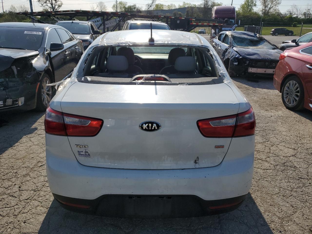 KNADM4A31E6370414 2014 Kia Rio Lx