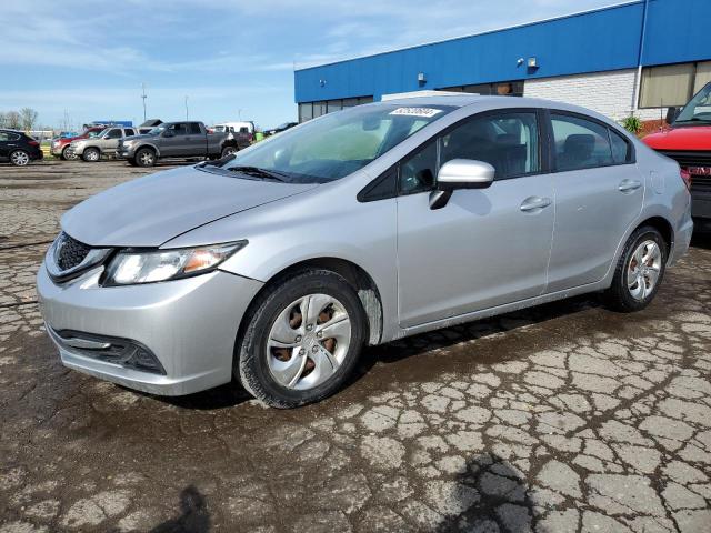 Lot #2503548901 2015 HONDA CIVIC LX salvage car