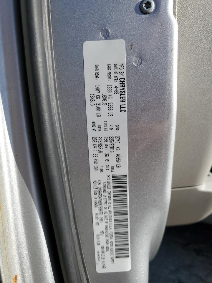 2A8HR54P08R769072 2008 Chrysler Town & Country Touring