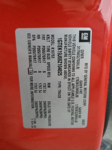 2008 GMC Sierra K1500 VIN: 1GTEK19J68Z104825 Lot: 50284824