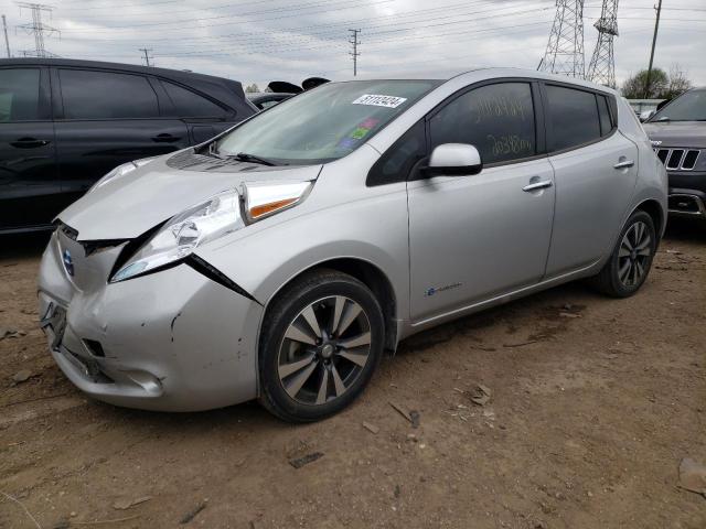 Lot #2494369852 2015 NISSAN LEAF S salvage car