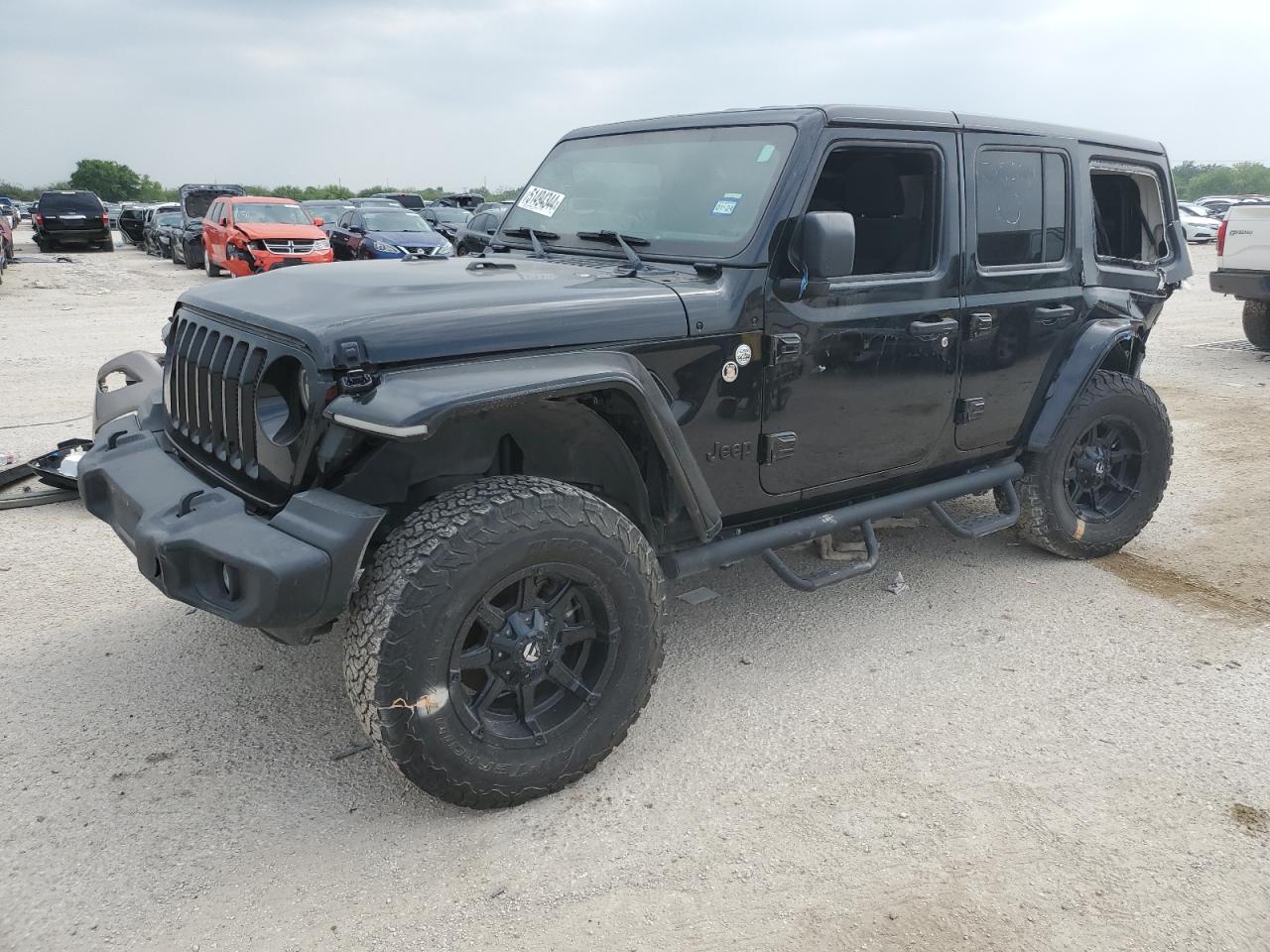 1C4HJXDN9MW718504 2021 Jeep Wrangler Unlimited Sport