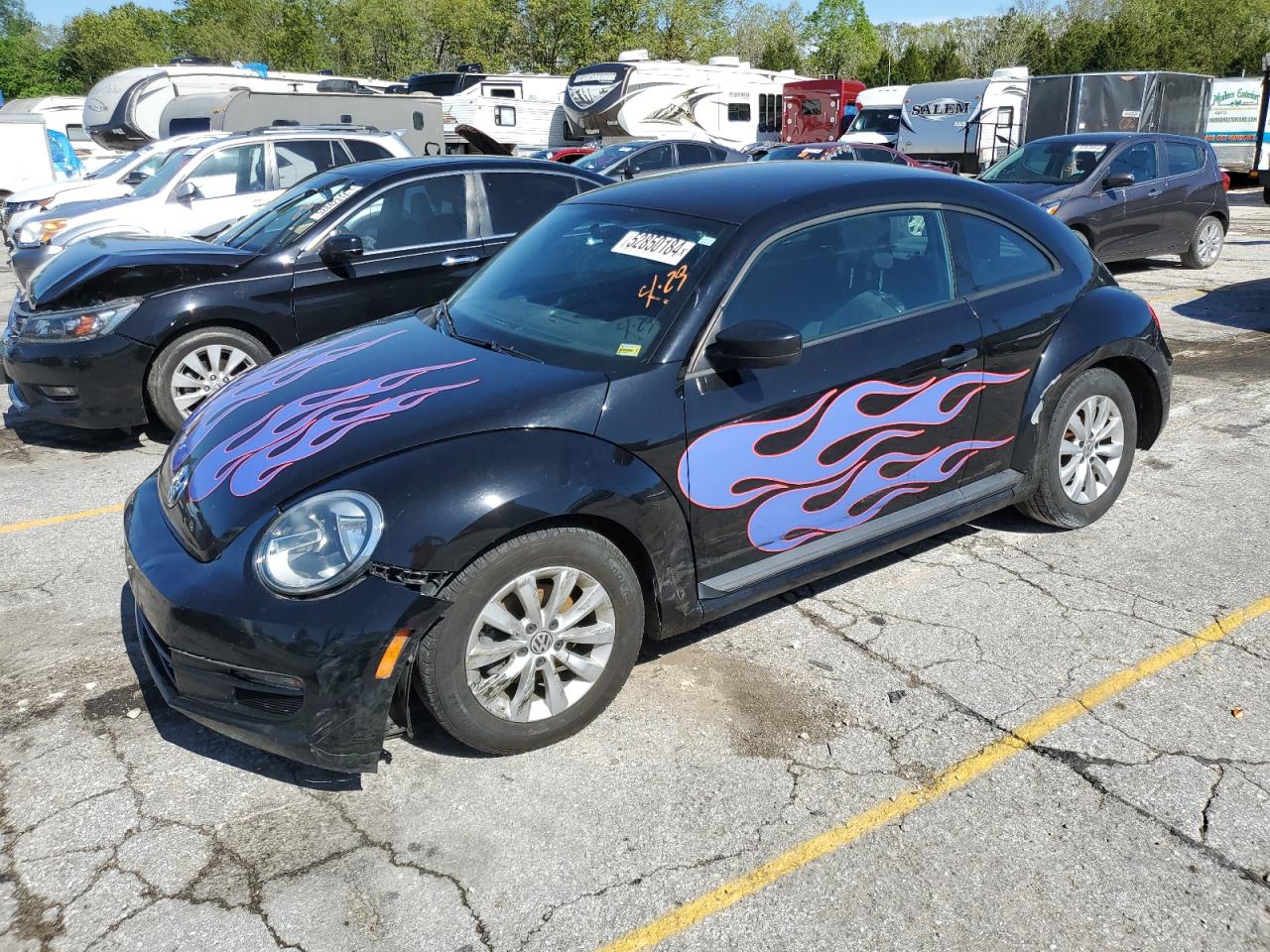 2014 Volkswagen Beetle vin: 3VWFP7AT7EM624614