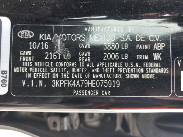 3KPFK4A79HE075919 2017 KIA FORTE - Image 12