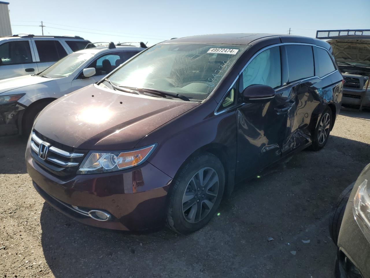 5FNRL5H96EB084736 2014 Honda Odyssey Touring