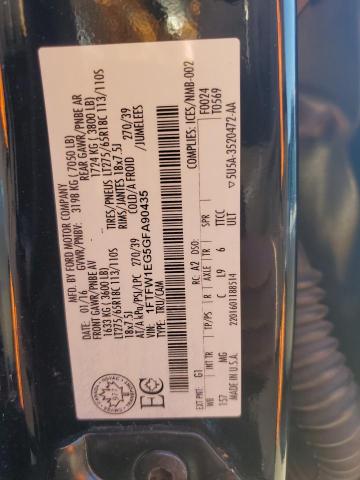 2016 FORD F150 SUPER - 1FTFW1EG5GFA90435