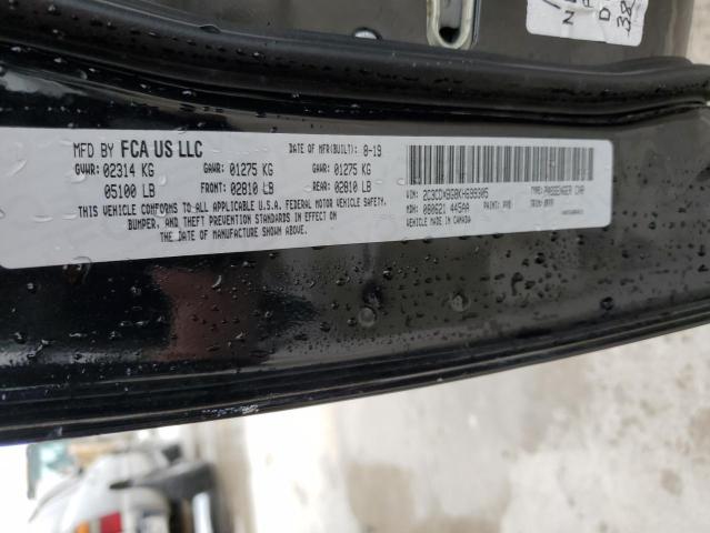 2019 Dodge Charger Sxt VIN: 2C3CDXBG8KH699305 Lot: 52191844