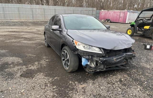 Lot #2441637574 2017 HONDA ACCORD EXL salvage car