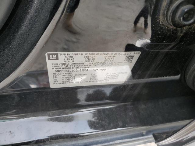 2016 CHEVROLET SILVERADO - 3GCPCSEC8GG191984