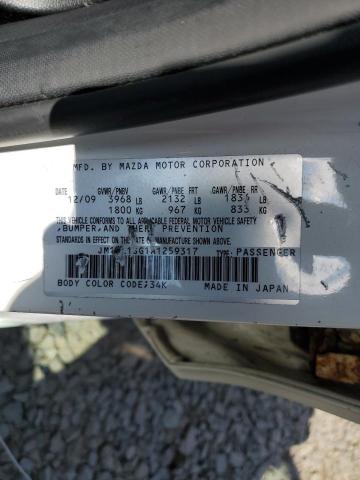 2010 Mazda 3 I VIN: JM1BL1SG1A1259317 Lot: 51664644