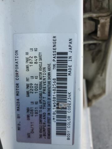 2011 Mazda 3 S VIN: JM1BL1W68B1482568 Lot: 50552874