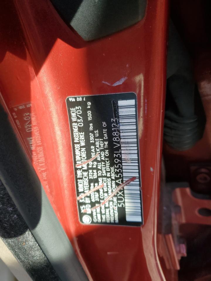 5UXFA53593LV88123 2003 BMW X5 3.0I