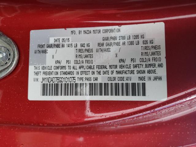 2016 MAZDA MX-5 MIATA - JM1NDAD76G0101075