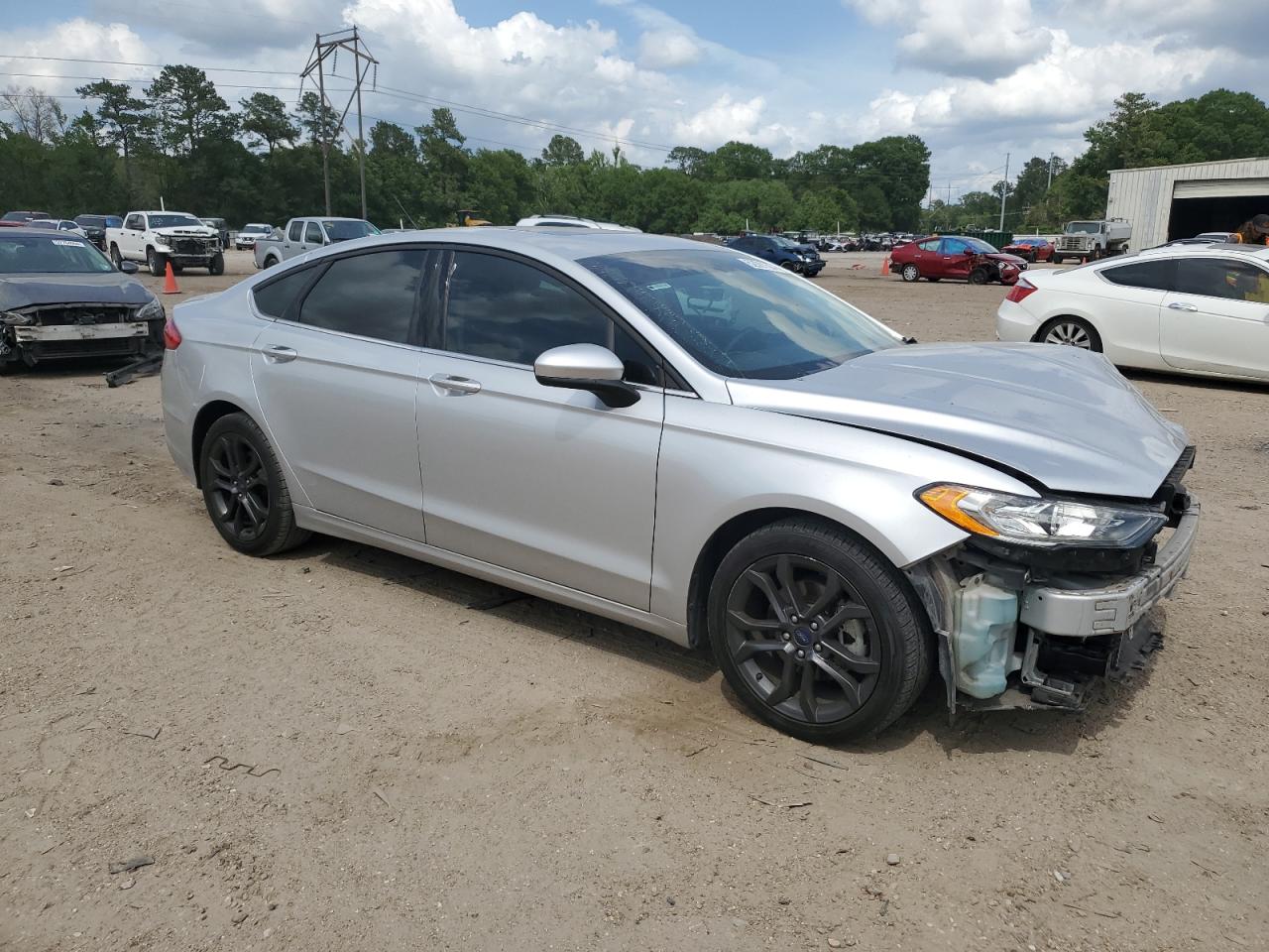 2018 Ford Fusion Se vin: 3FA6P0HD0JR217424