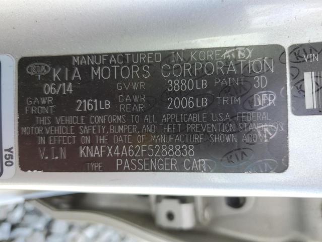2015 KIA FORTE LX - KNAFX4A62F5288838