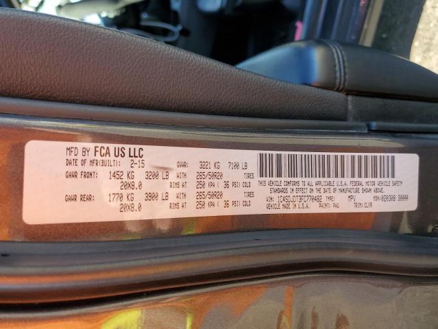 2015 DODGE DURANGO LI 1C4SDJDT3FC770482