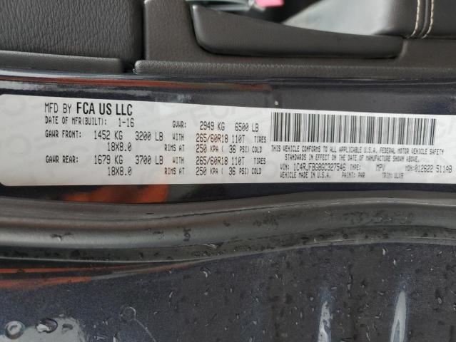 2016 Jeep Grand Cherokee Limited VIN: 1C4RJFBG8GC327546 Lot: 50561334