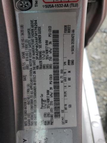 2015 FORD FIESTA ST - 3FADP4GX6FM176294