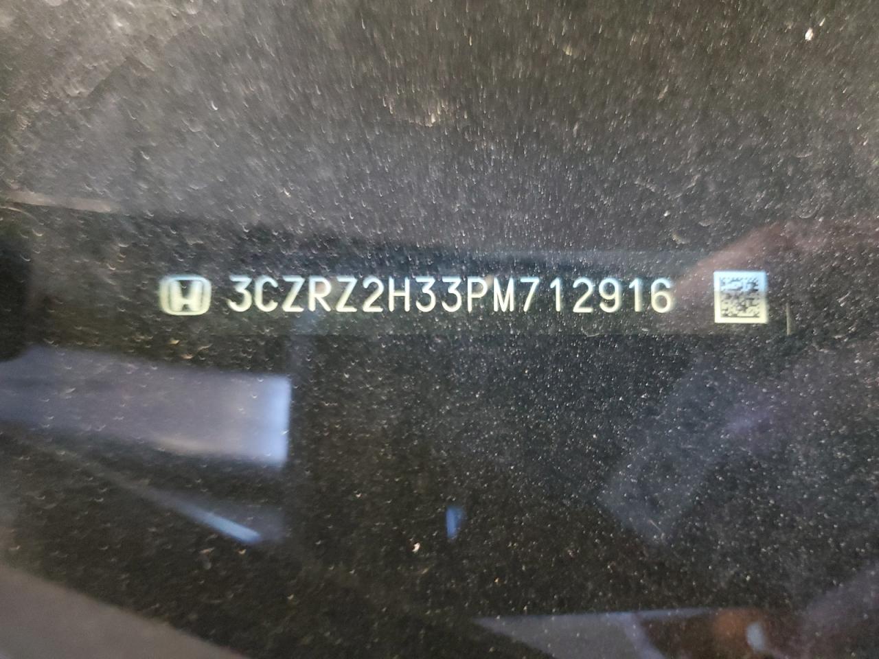 3CZRZ2H33PM712916 2023 Honda Hr-V Lx