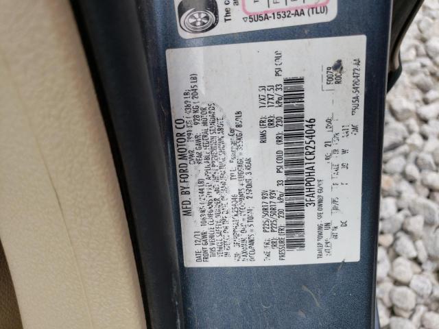 2012 Ford Fusion Se VIN: 3FAHP0HA1CR254046 Lot: 51179984