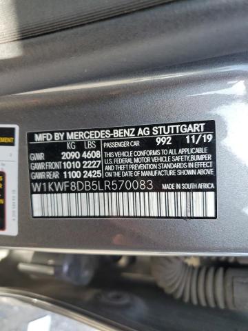 2020 MERCEDES-BENZ C 300 - W1KWF8DB5LR570083