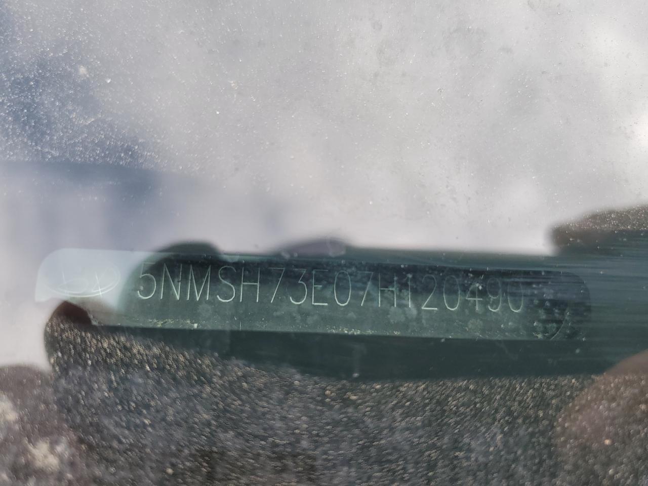 5NMSH73E07H120490 2007 Hyundai Santa Fe Se