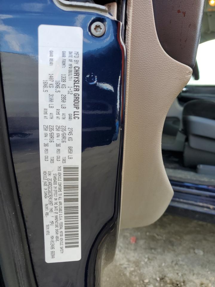 2C4RDGCG6CR241097 2012 Dodge Grand Caravan Sxt