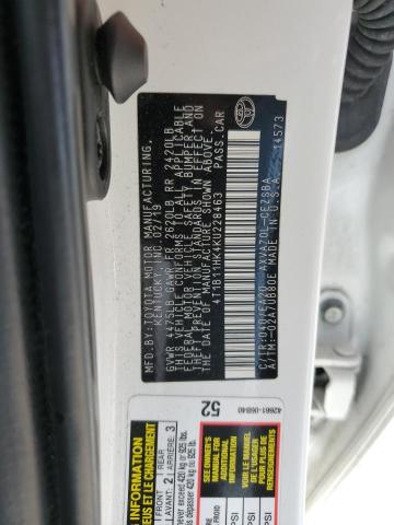 2019 Toyota Camry L VIN: 4T1B11HK4KU228463 Lot: 48042544