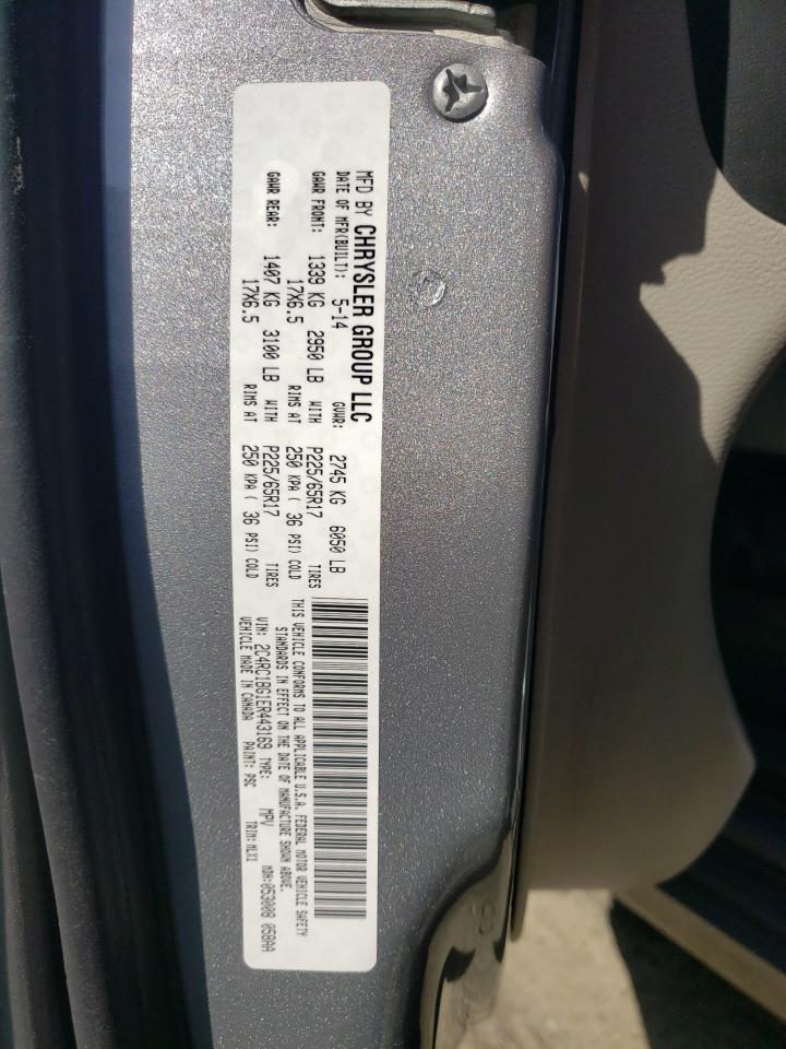 2C4RC1BG1ER443169 2014 Chrysler Town & Country Touring