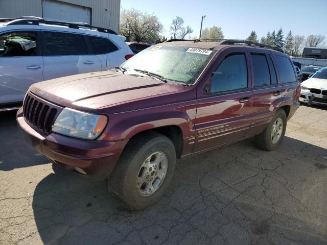 Lot #2459860215 2000 JEEP GRAND CHER salvage car