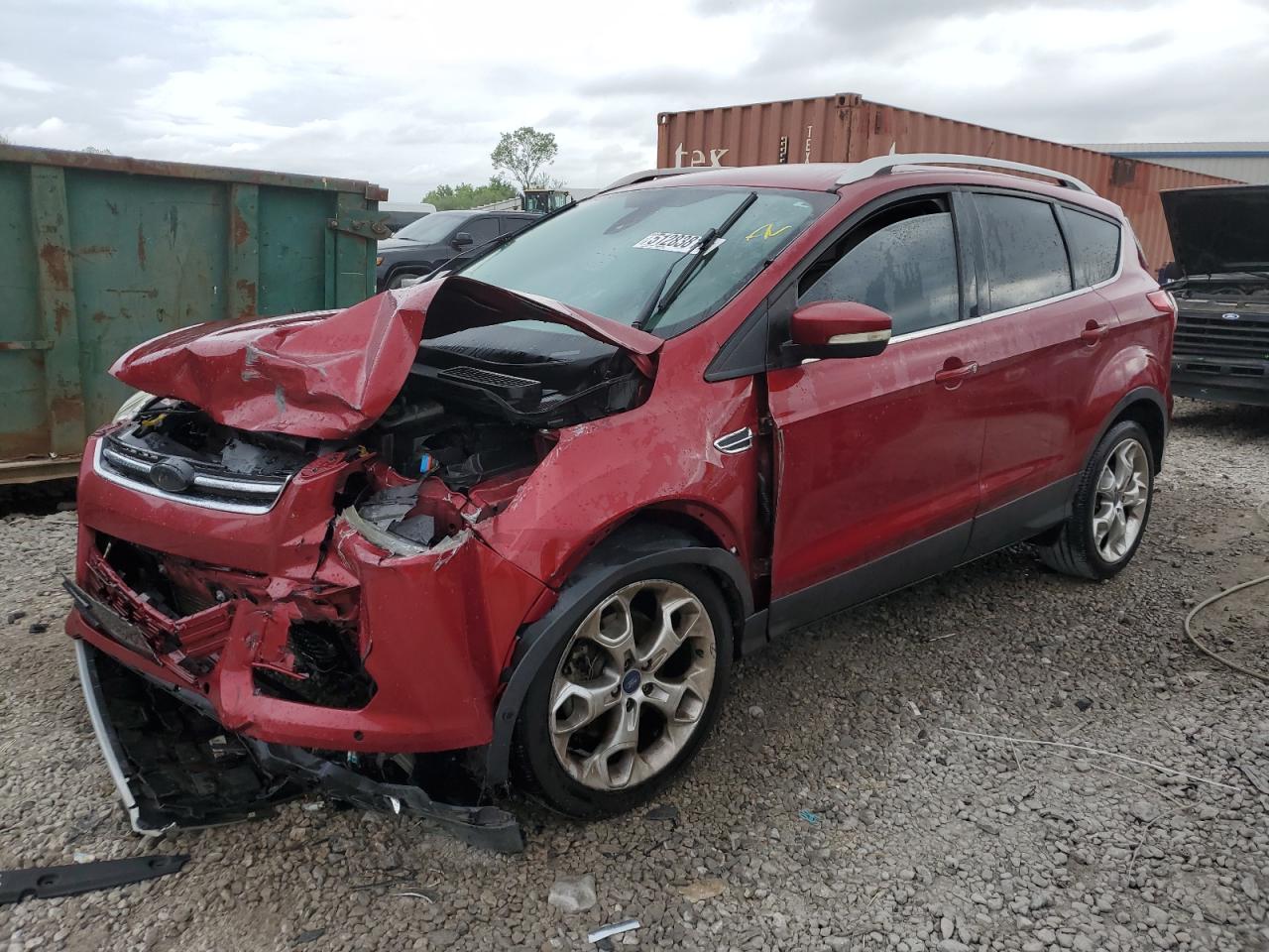 Lot #2540707994 2015 FORD ESCAPE TIT