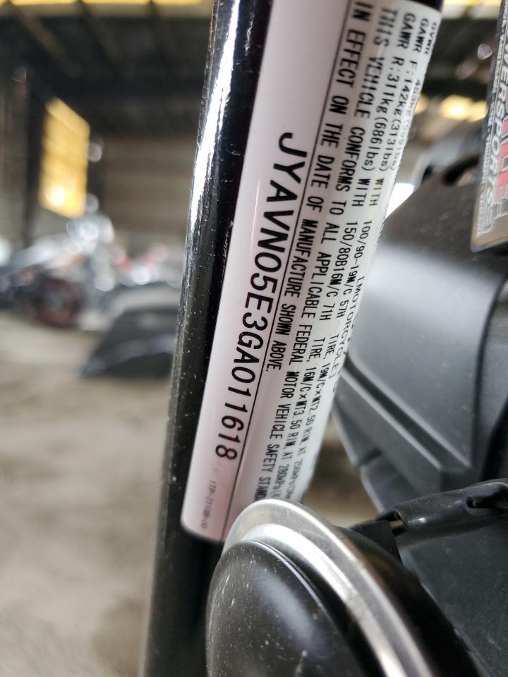 JYAVN05E3GA011618 2016 Yamaha Xvs950 Cu