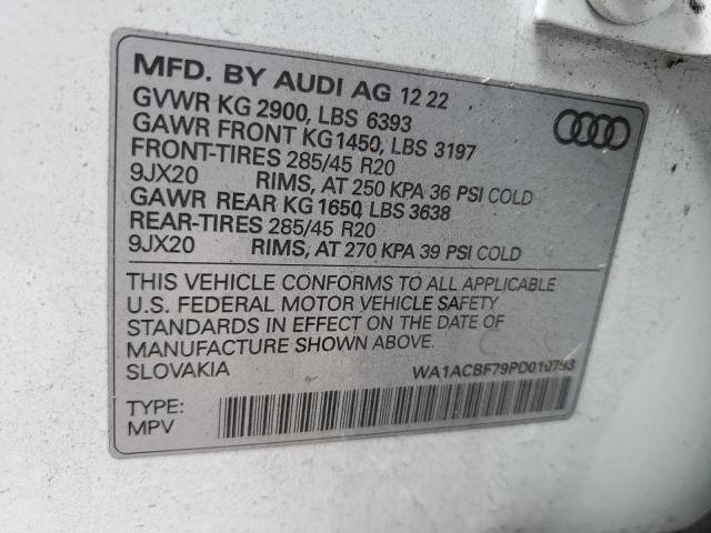 VIN WA1ACBF79PD010793 2023 Audi Q7, Premium no.12